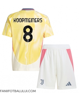 Juventus Teun Koopmeiners #8 Echipament de Fotbal Replică 2024-25 Copii Deplasare (+ Șorturi)